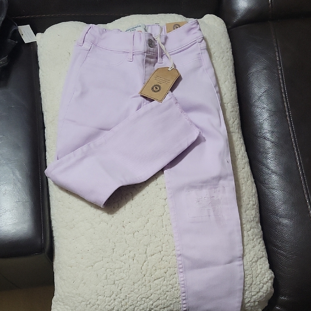 Abercrombie Kids Light Purple Jeans